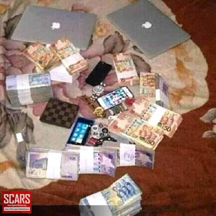 Real Scammers & Their Money