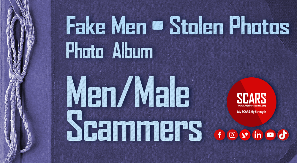 Stolen Photos Of Men/Males Used By Romance Scammers