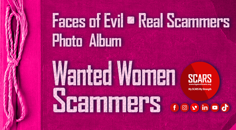 Reported Real Female Scammer Faces - June 2022
