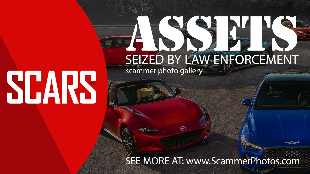 Scammer Assets & Cars Seized By Law Enforcement - Photo Album