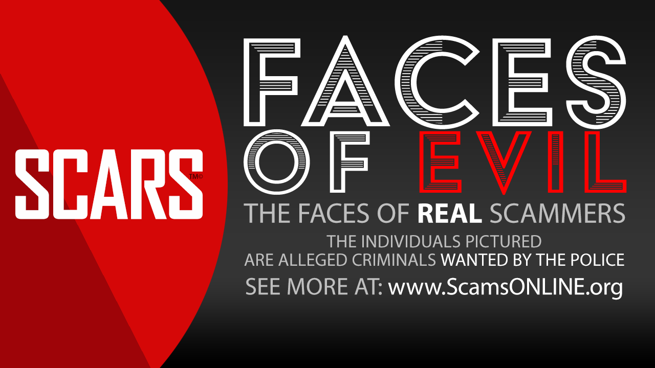 Wanted Scammers - Faces of Evil Photo Album - Alleged African Scammers