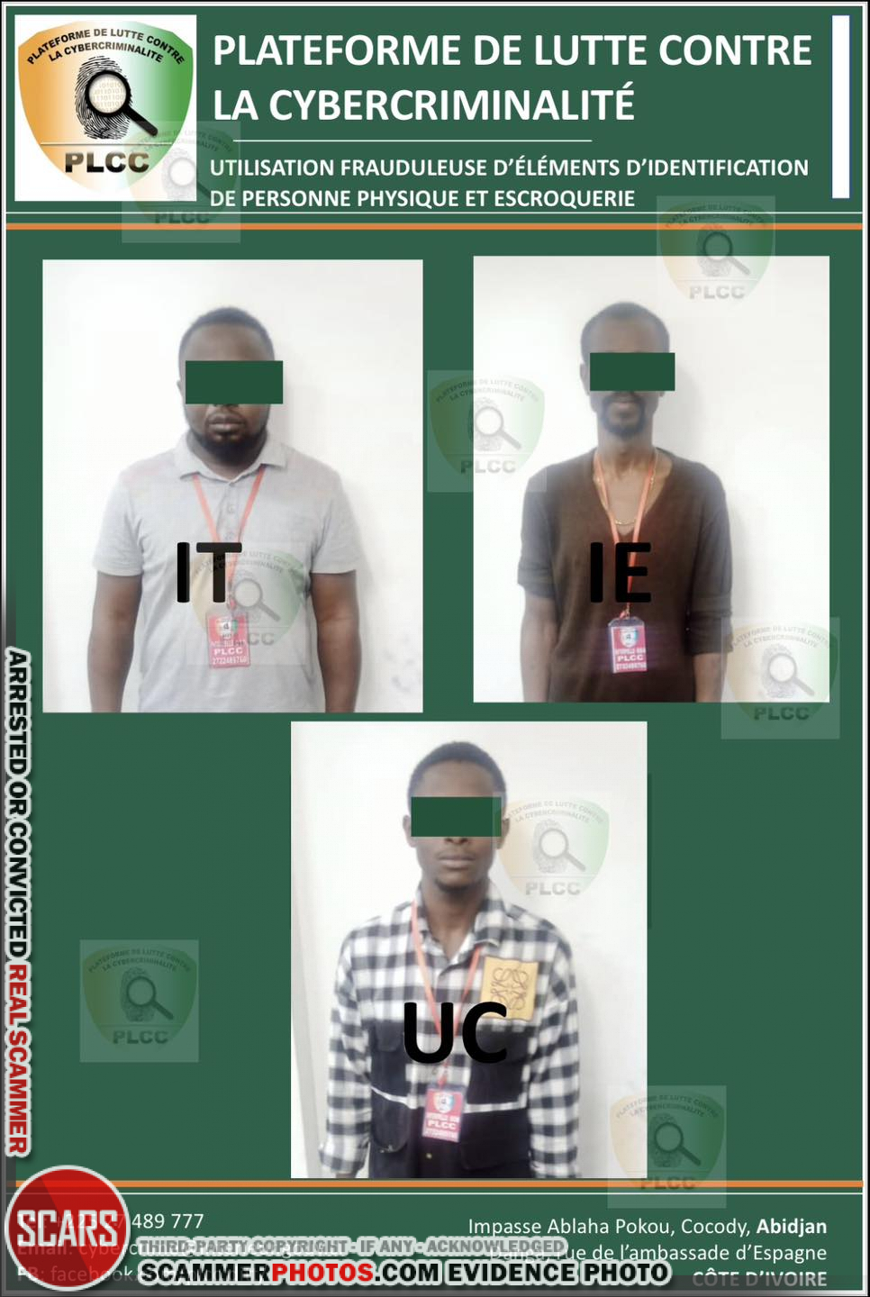 Gallery Of Arrested Scammers From Africa - May/June 2023