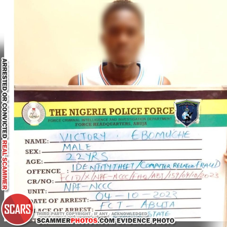 Photos Of Arrested Scammers From Africa - October 2023