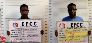 Photos Of Arrested Scammers From Africa - March 2024