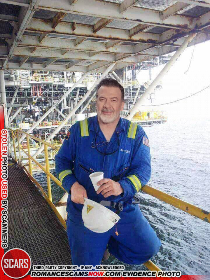 Stolen Photos Of Fake Oil Rig Workers 2023