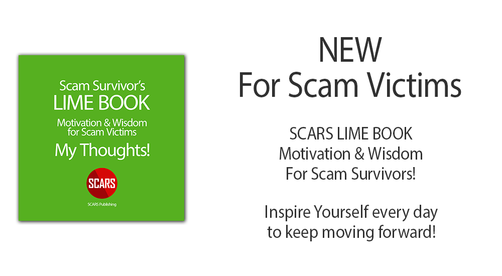 SCARS LIME BOOK - Wisdom & Motivation for Scam Victims