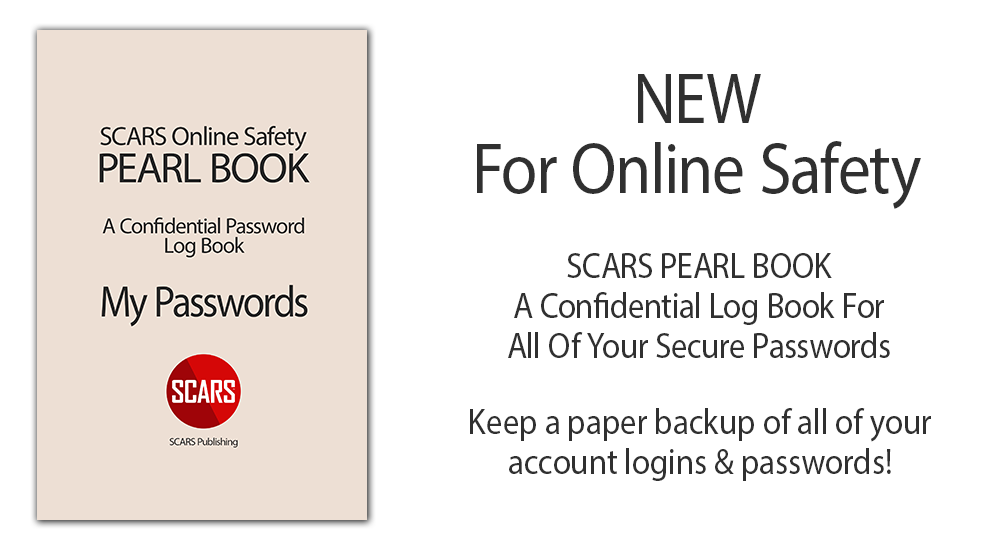 SCARS PEARL BOOK - The SCARS Online Safety Password Log Book