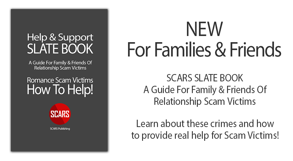 SCARS SLATE BOOK - A Guide For Families & Friends Of Scam Victims