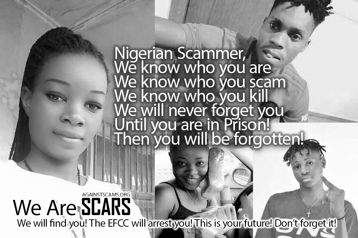 Nigerian Scammer Warning